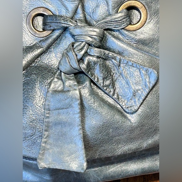 Coccinelle Womens Green Leather Shoulder Handbag.Made In Italy. Vintage.Medium - Picture 2 of 10